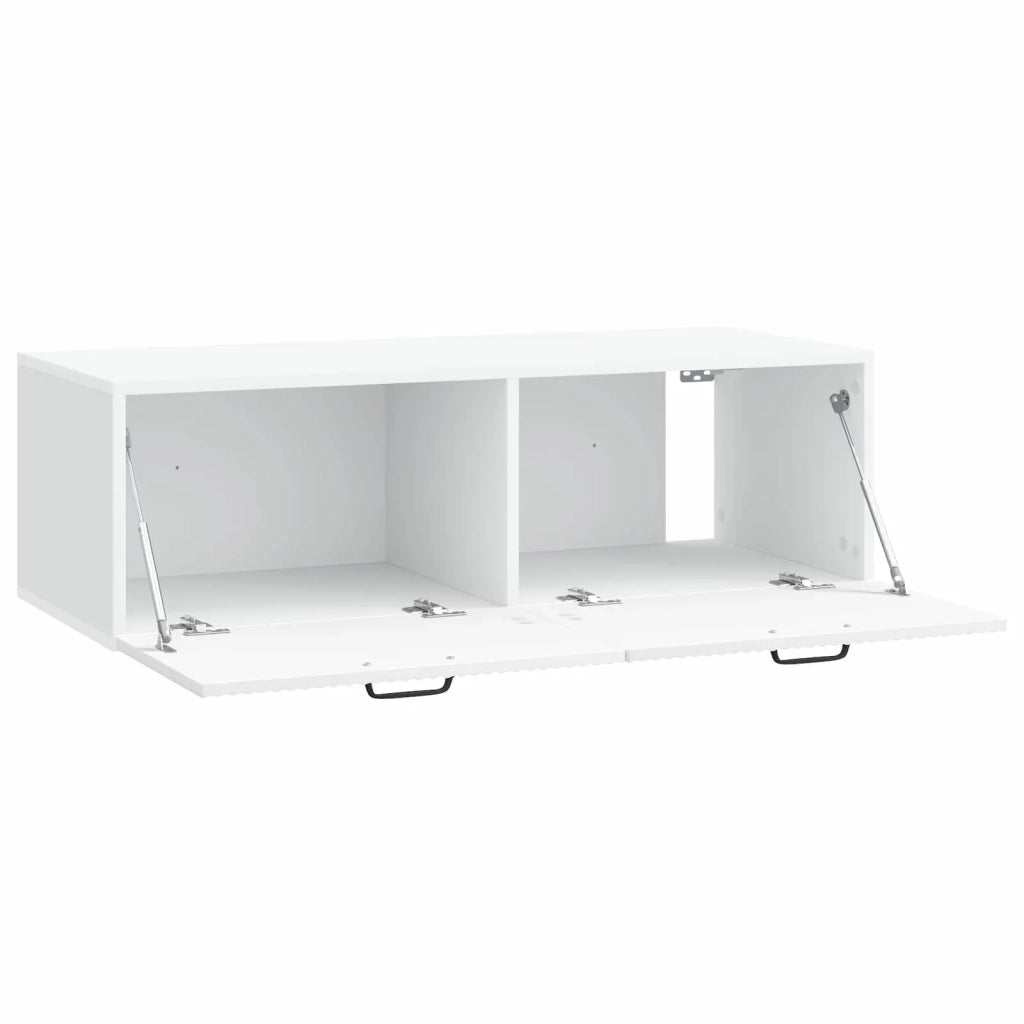 Mobile Porta TV da Muro Bianco 98 x 41 x 30 cm 899035