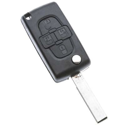 GUSCIO CHIAVE AUTO CITROEN HU83CRS7N SILCA  PULSANTI 4