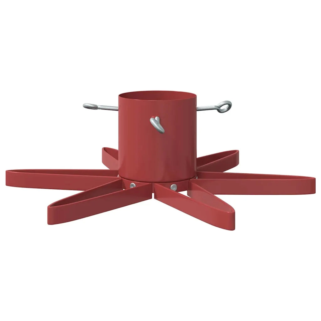 Supporto per Albero di Natale Rosso 50 x 50 x 15,5 cm Acciaio 42019199