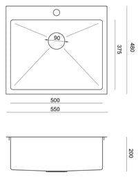 Lavello In Acciaio Russel 110 Brush Nickel