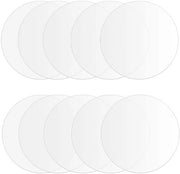 Decorazione in Acril 10cm - 10 pezzi - Decorazione vuota - Fotografia in DIY - Display artigianale - Regali unici - Decorazione in cerchio