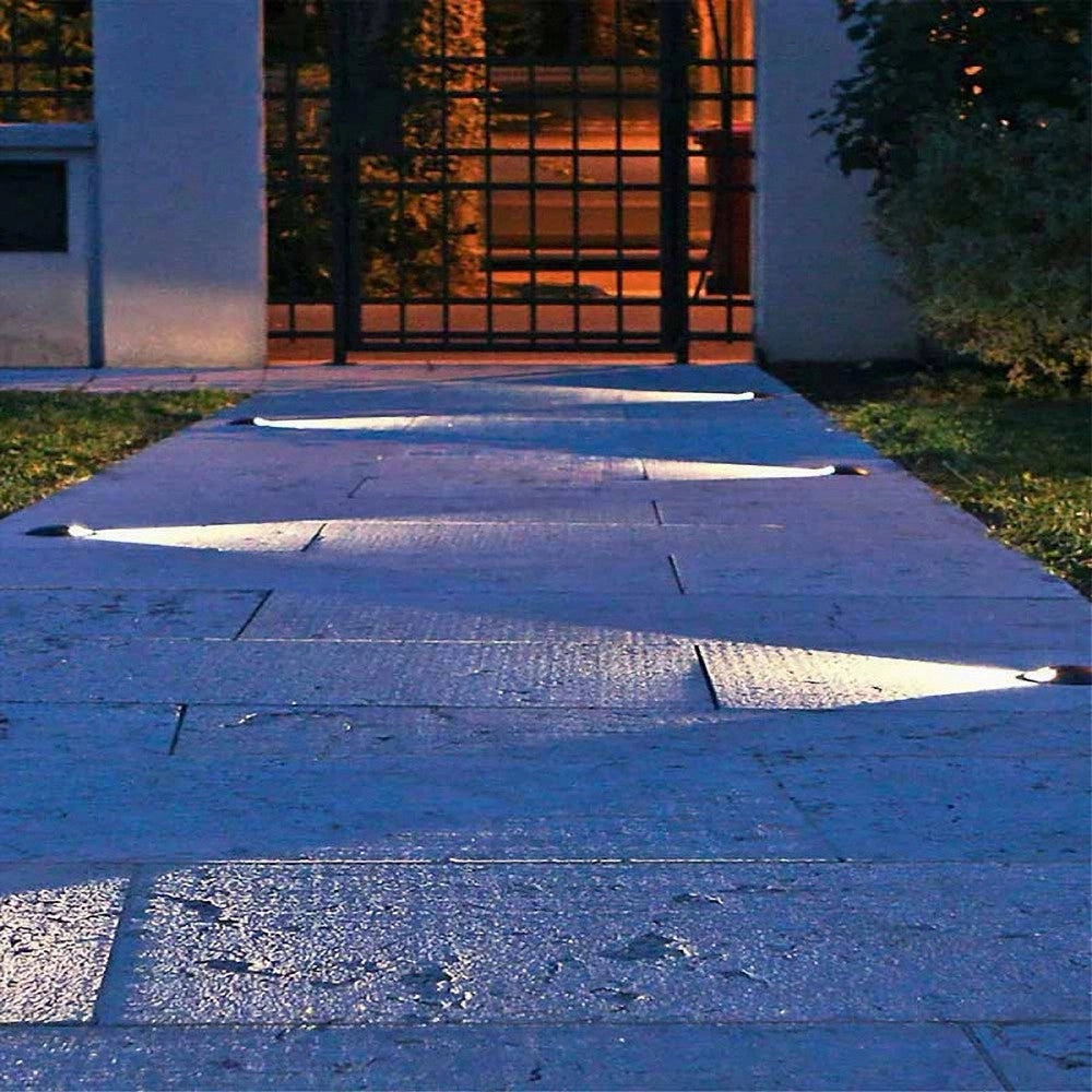 Trade Shop - Faretto Calpestabile Led 1w 1 Fascio Luce Lampada Segnapassi Per Esterno Ip67 321 - -bianco Naturale      -