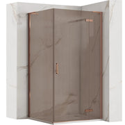 Cabina Doccia Rea Hugo 100x90 Copper Brush