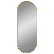 Specchio da Parete | Specchio decorativo Dorato 60x25 cm Ovale