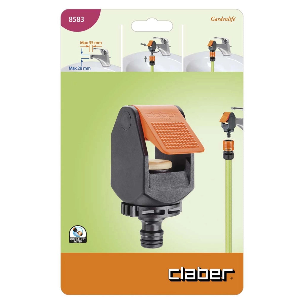 PRESA RUBINETTO KOALA QUICK-CLICK IN BLISTER 8583 - 1 blister CLABER