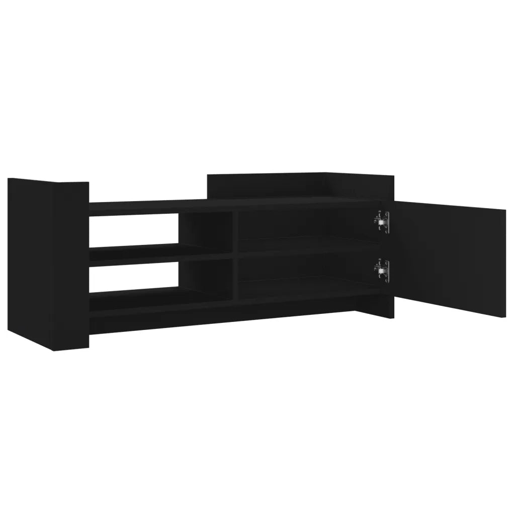 Mobile Porta TV Nero 100x35x40 cm in Legno Multistrato 848375