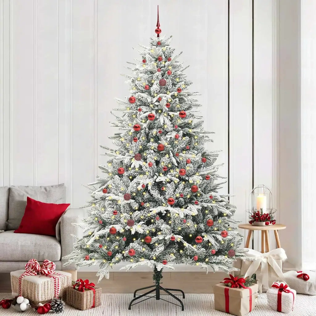 Albero di Natale Artificiale Pre-illuminato con Set di Palline 3395415