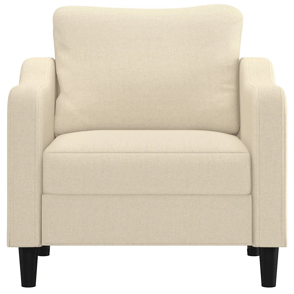 Poltrona-Poltroncina-Divano Sedia Crema 60 cm in Tessuto 439028