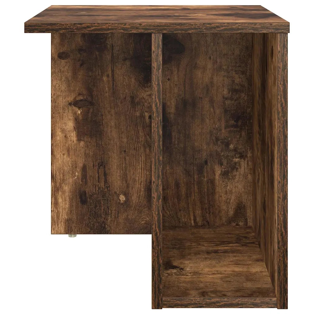 Tavolino 2 pcs Rovere fumé 37 x 32 x 40 cm Legno multistrato