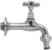 Rubinetto per Fontana da Giardino in Ottone Cromato con Attacco Rapido Morelli Garden