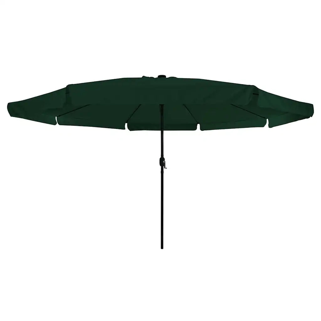 Ombrello da giardino-Ombrellone da spiaggia Verde 395 x 395 x 245 cm Poliestere