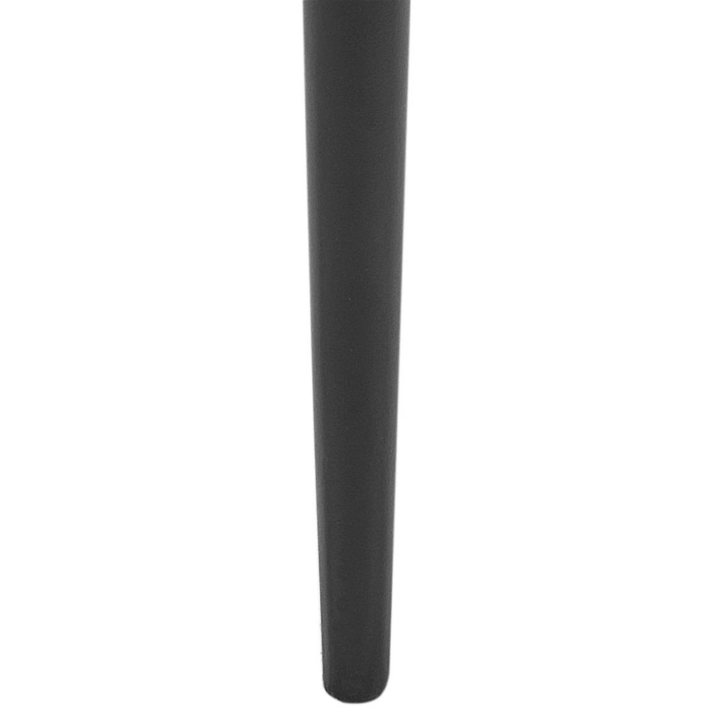 Set di 2 sedie da pranzo in tessuto verde menta imbottito con gambe nere Stile retrò Mobili per il soggiorno
