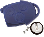 Pomello a distanza - Contenitore chiave sostitutivo - Blu - Chiave a 3 tasti - Adatto per Transit Connect MK7