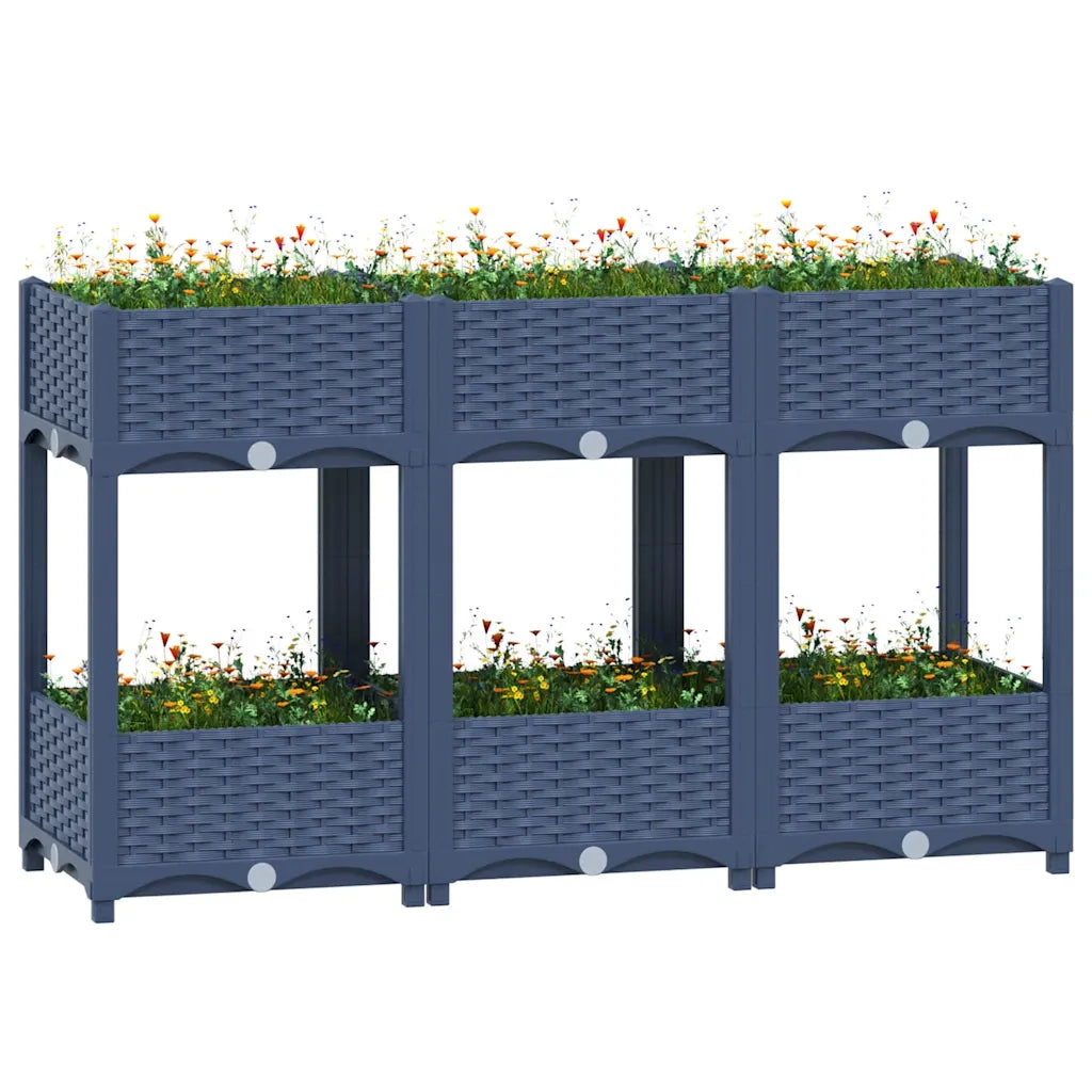 Fioriera Rialzata 120x40x71 cm in Polipropilene cod mxl 66732