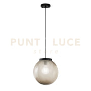 SOSPENSIONE POLLY IN FIBRA DI PLASTICA E PMMA GRIGIO 1 LUCE ATTACCO E27 128X25X25 IP44 CM.