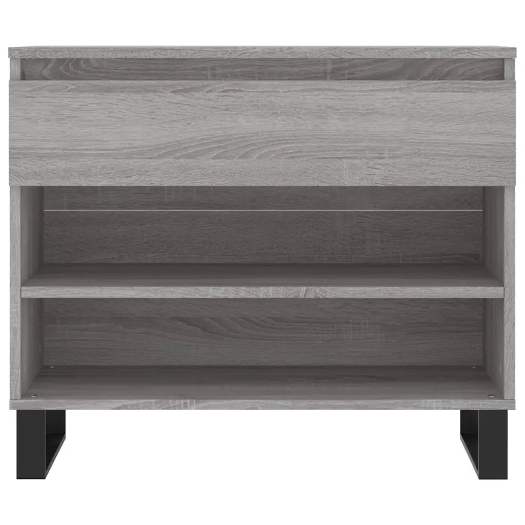 Scarpiera Grigio Sonoma 70x36x60 cm in Legno Multistrato