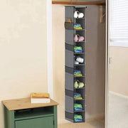 Organizzatore per Abiti e Calzature a 10 Livelli con Porta per Scarpe e Sottovestiti