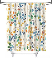 Douchegordijn Acquaparato 120x180 cm - Antimuffa - Fiori Colorati - Tenda Bagno - Sostenibile - Facile da Pulire