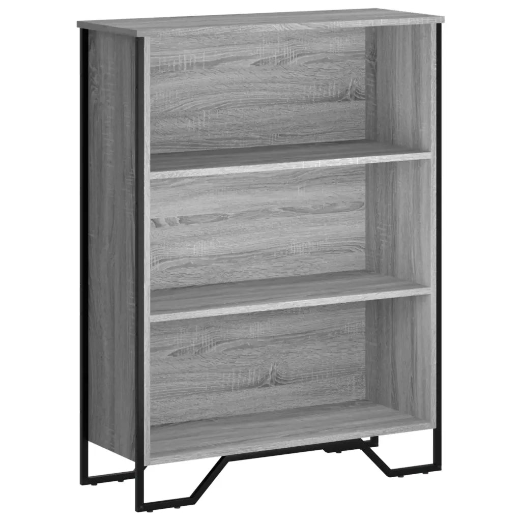 Libreria Grigio Sonoma 80x31x106 cm in Legno Multistrato 848627