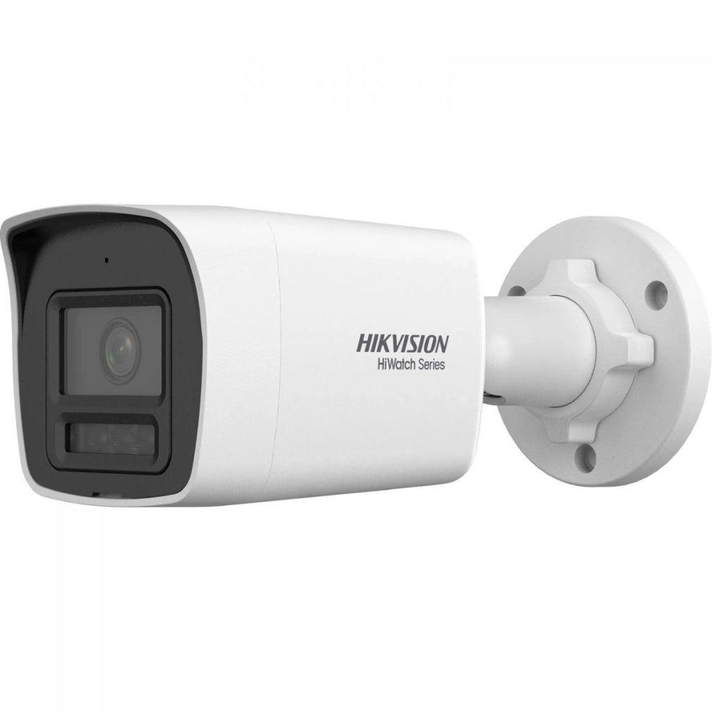 Telecamera IP Bullet 4MP ColorVu 3.0 Audio Sirena Luce Rosso Blu PoE Hikvision HiWatch HWI-B149HAA-LUF/SRB