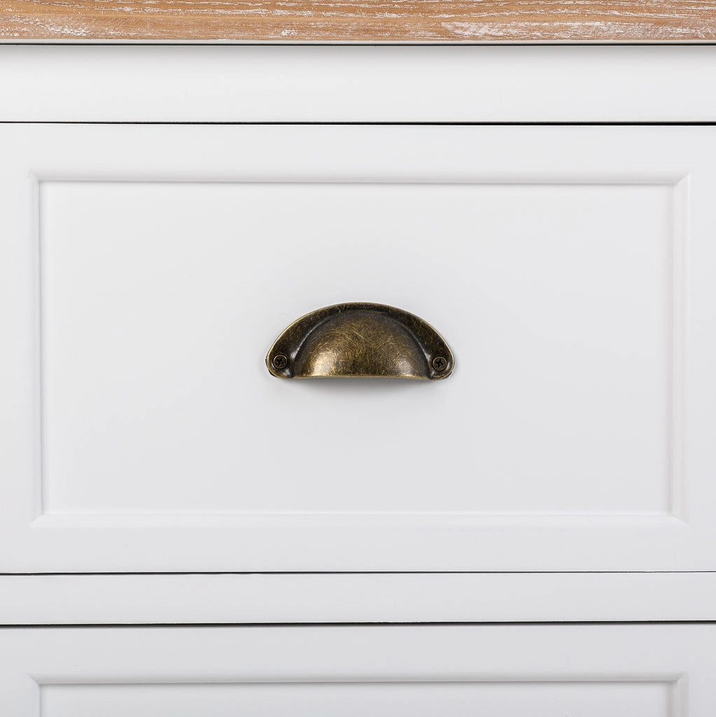 Tavolo scrivania in legno bianco 140x60x78,5h