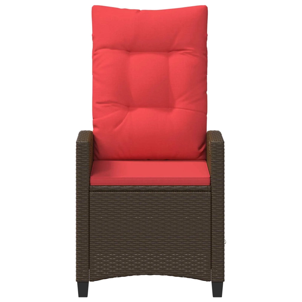 Sedia da giardino reclinabile 56 x 60 x 112 cm acciaio 42026846