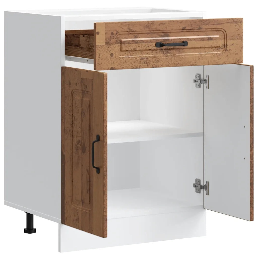 vidaXL Base da Cucina Kalmar Legno Vecchio in Legno Multistrato