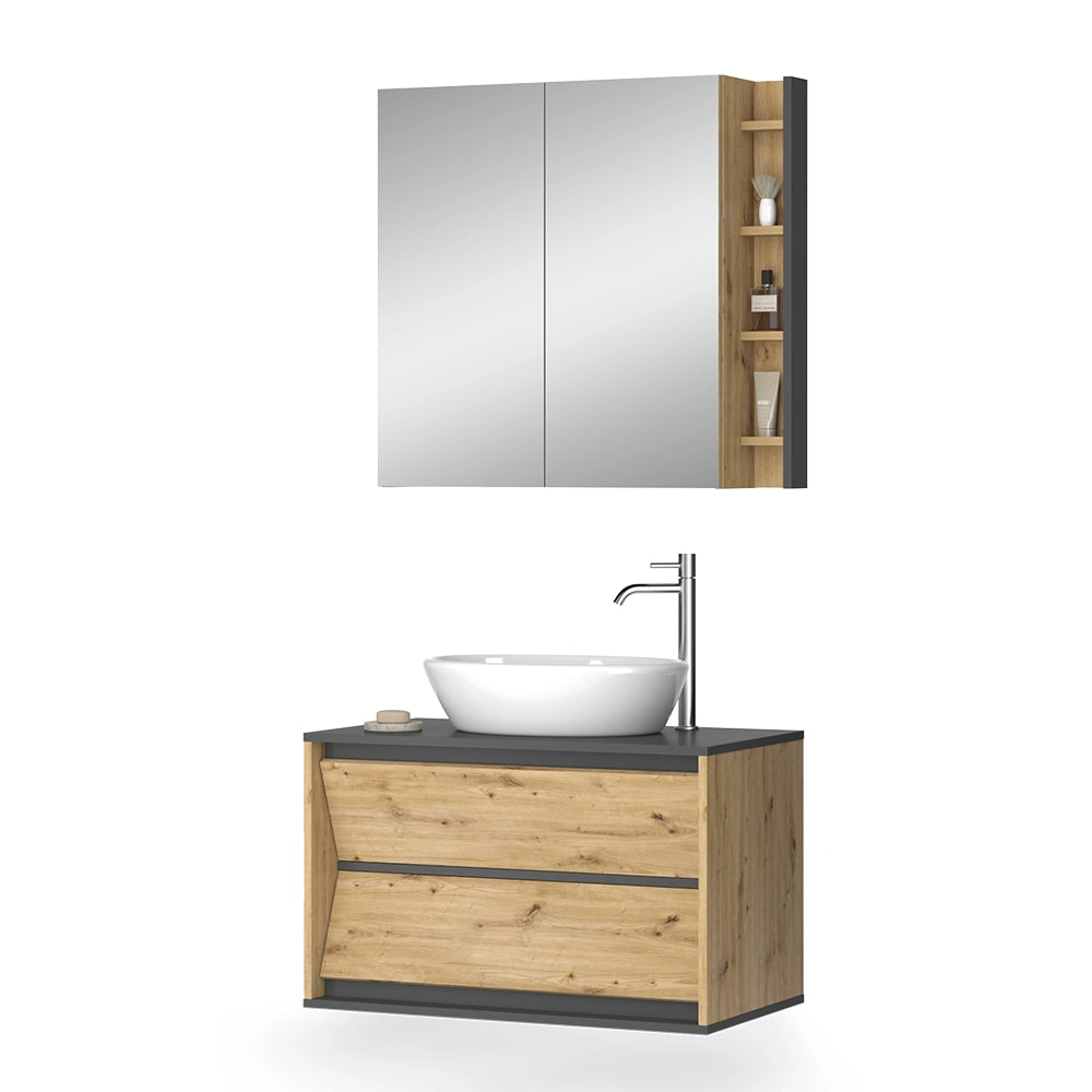 Vicco Set di mobili da bagno Artigiano 2 parti