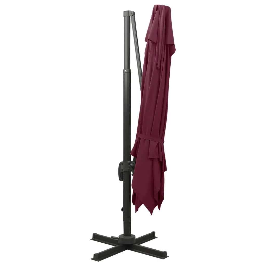 Ombrellone a Sbalzo con Doppia Copertura 300x300 cm Bodeaux 312380