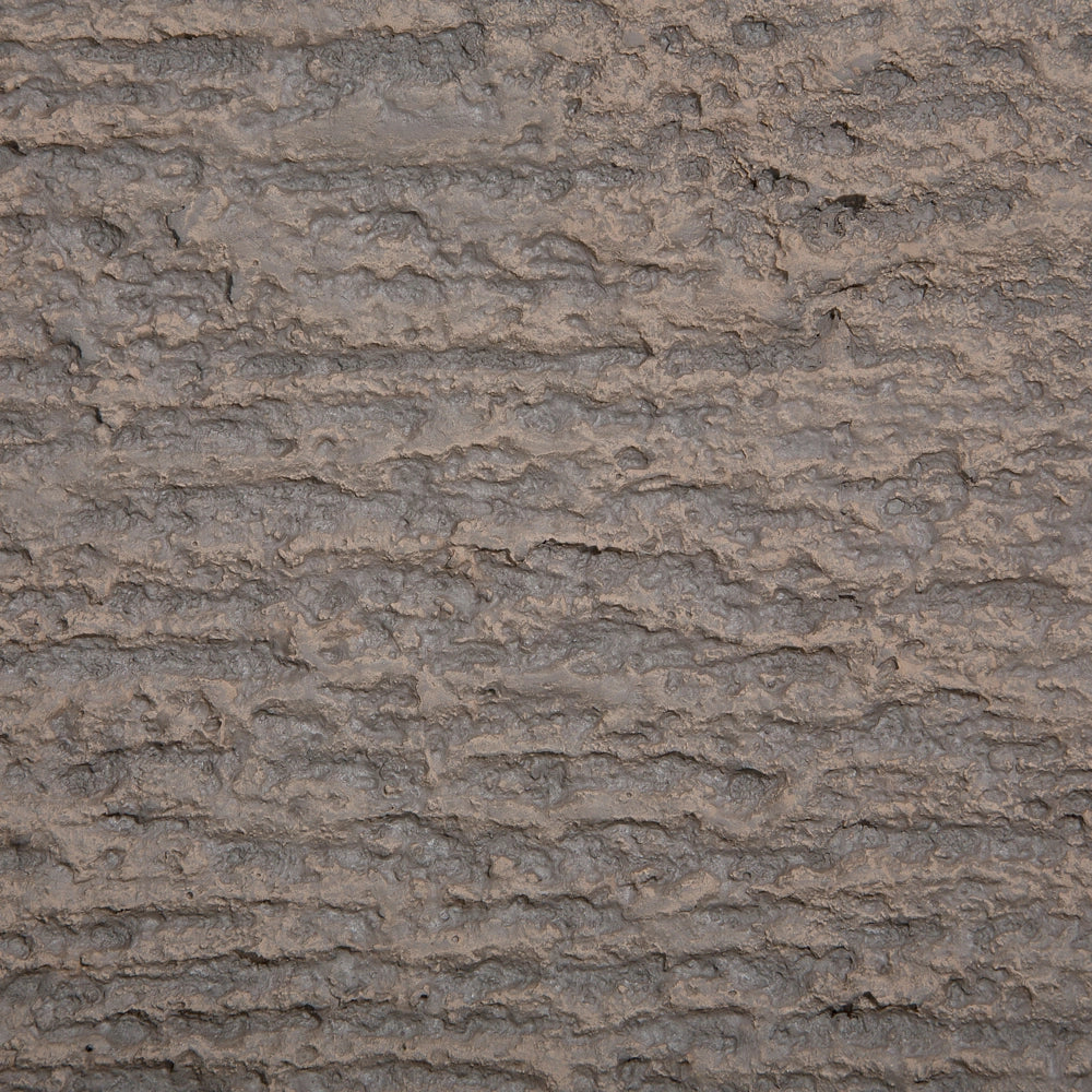 Vaso per piante alto in pietra marrone 30 x 30 x 60 cm Fioriera per interni ed esterni