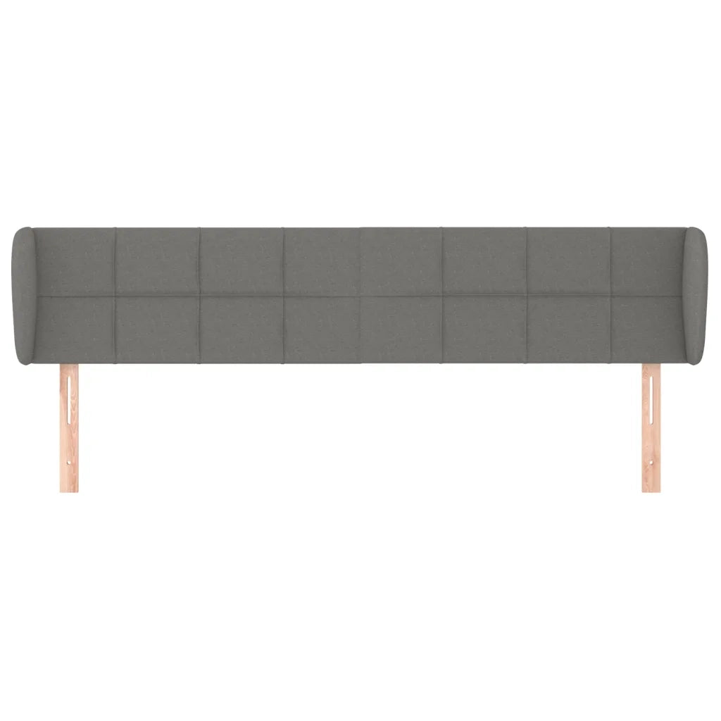 Testiera ad Orecchio Grigio Scuro 183x23x78/88 cm in Tessutocod mxl 97661