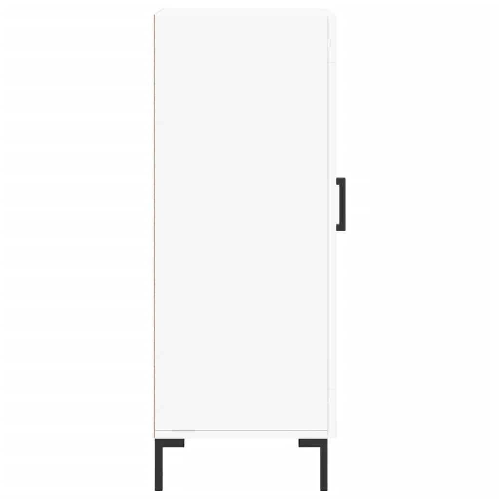 Buffet credenza cassettiera mobiletto mobile contenitore organizer per cucina soggiorno salotto 34,5 x 34 x 90 cm legno ingegnerizzato bianco 02_0030281