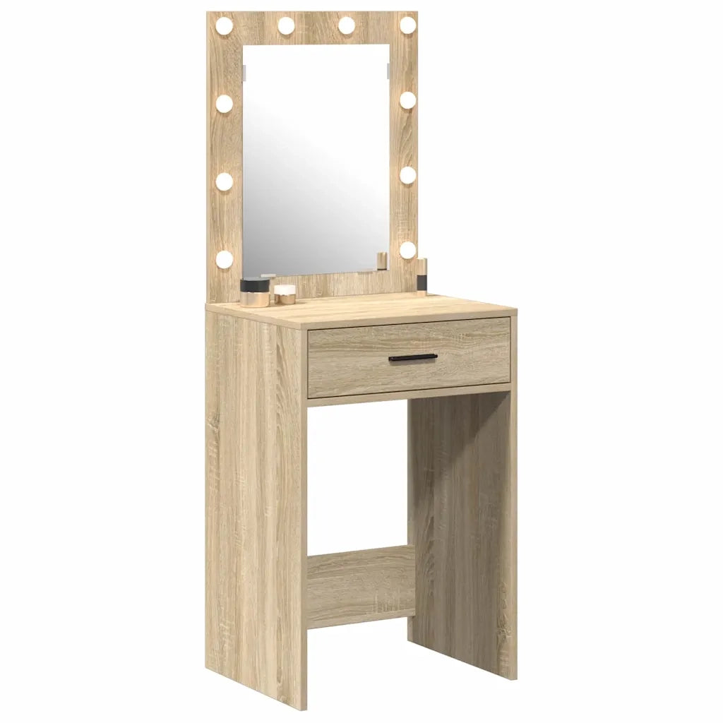 Tavolo da Trucco con cassetto Rovere Sonoma 50 x 41 x 135 cm 865039
