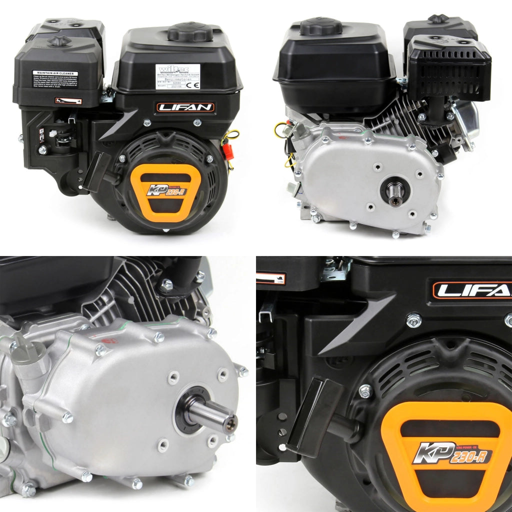 LIFAN KP230-R Motore a benzina 22mm 6,5 CV 1 cilindro frizione a bagno d'olio per macchine edili