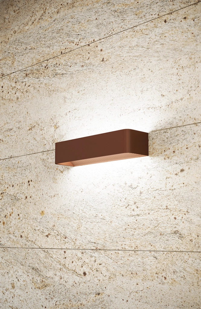Icon Applique LED da parete Serie Wall 12W 120 gradi luce indiretta Switch CCT 2700K-3000K-4000K Nero Opaco design decorativo per interni IP20