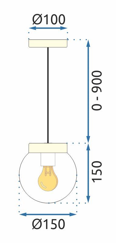 Lampada Da Soffitto APP1151-1CP