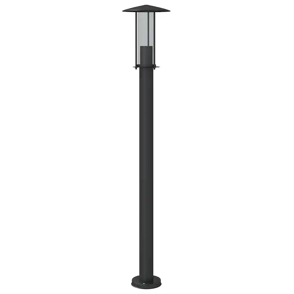 Lampada da Terra per Esterni Argento 100 cm in Acciaio Inox CFW9370871
