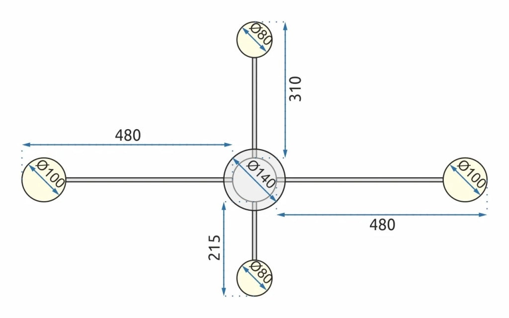 Lampada Led APP519-4C
