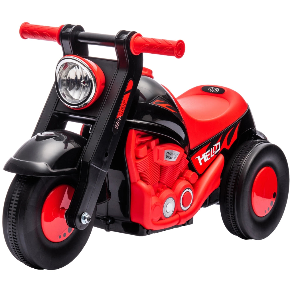 Moto Draisienne per Bambini 2-5 Anni con Musica e Bolle ¨C Zephmum ¨C Nero 80x35.5x42 cm