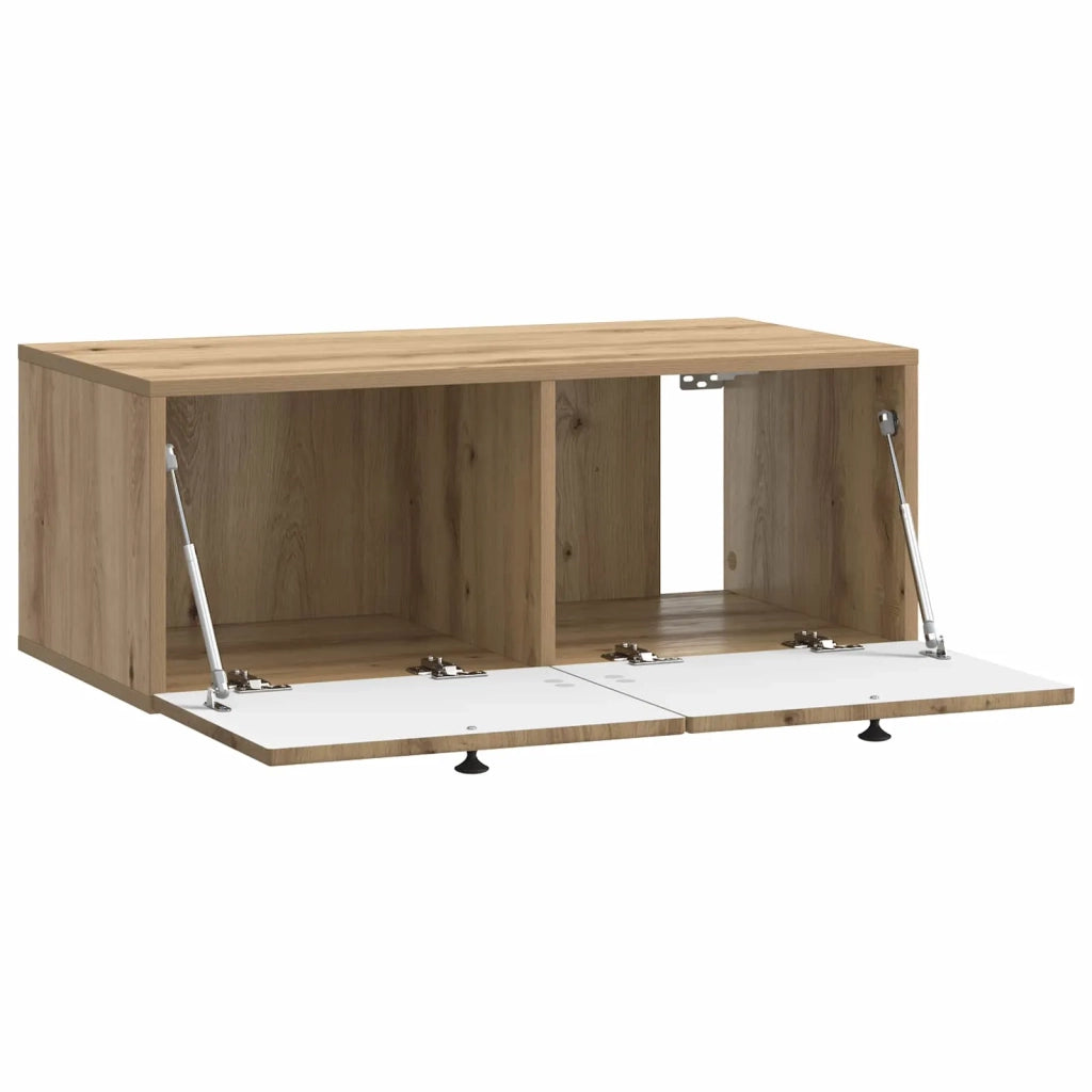 Mobile TV da Muro | Armadietto TV | Mobile Porta TV Rovere Artigianale 78,5 x 41 x 30 cm