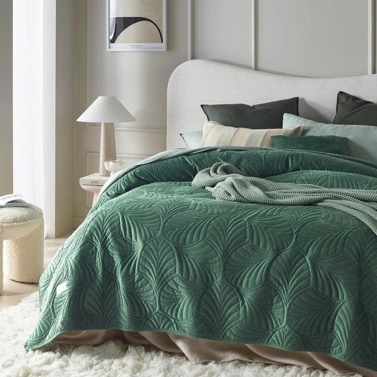 Dekbedsprei Luxuosa con Finitura Glabra per Letto o Divano