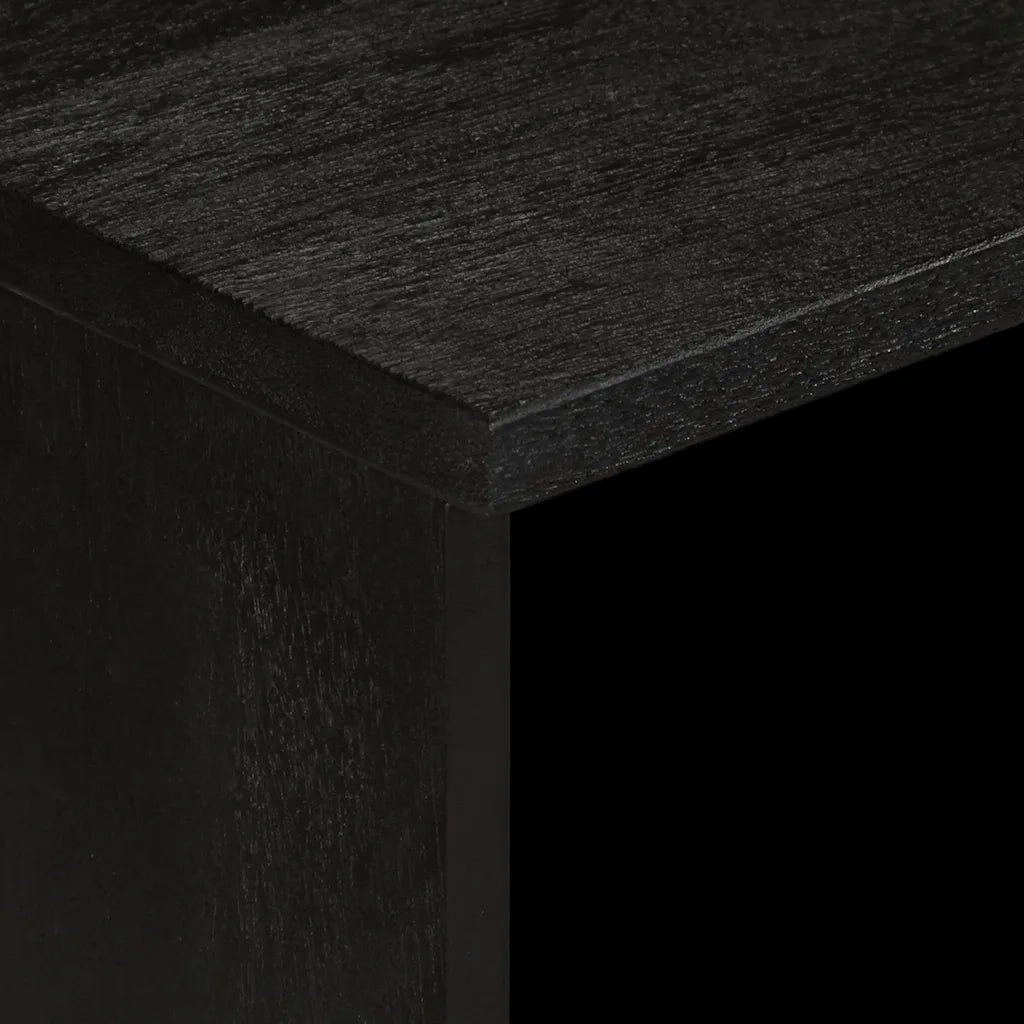 vidaXL Mobile Porta TV Nero 70x33x46 cm in Legno Multistrato