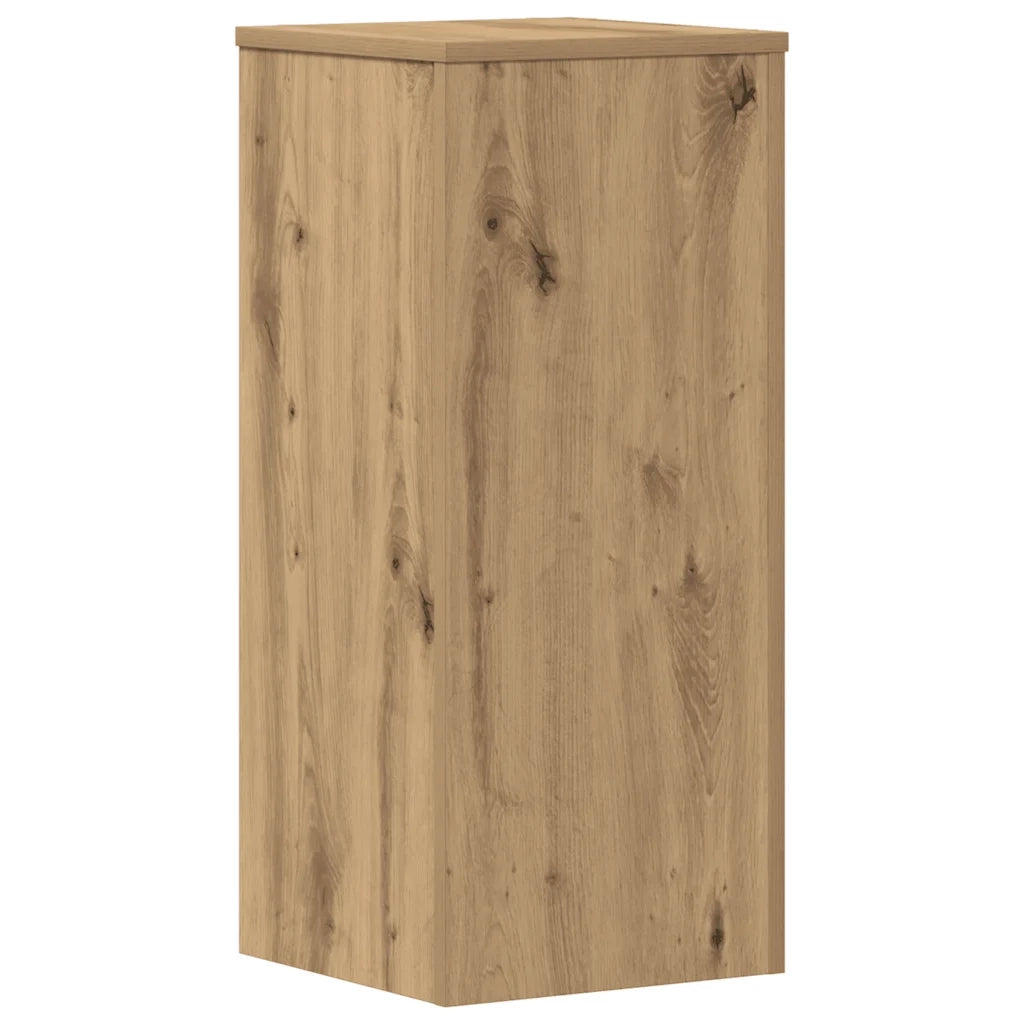 Supporti per Piante 2 pz Rovere 30x30x70 cm in Multistrato 852932