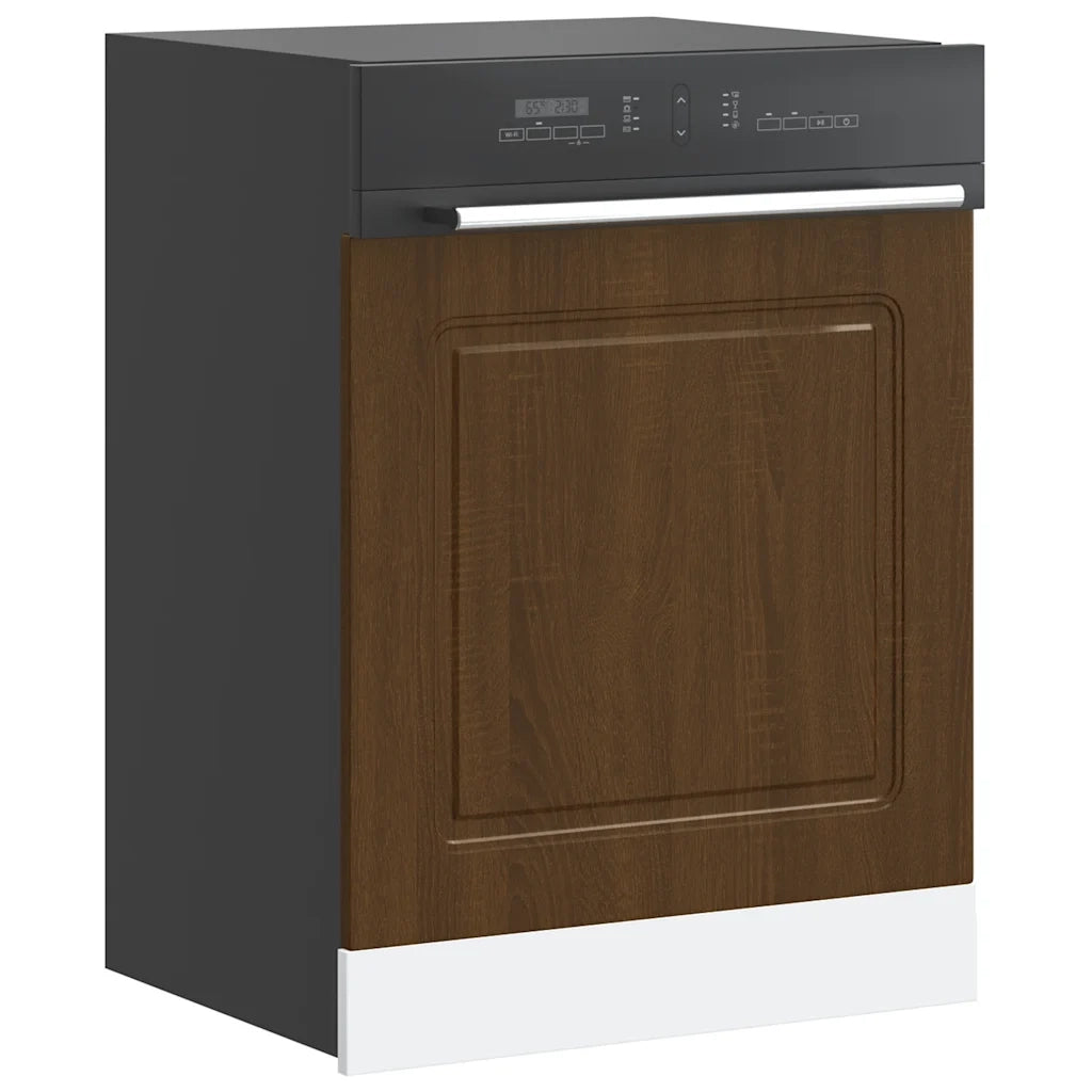 Pannello Lavastoviglie Kalmar Rovere Marrone 60x1,5x57 cm 853664