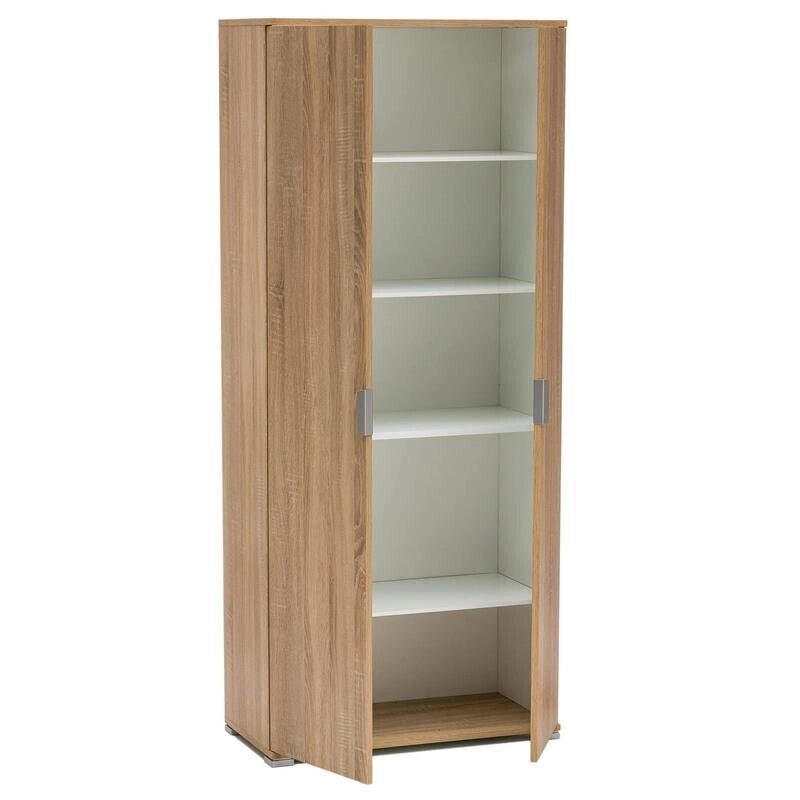 ARMADIO CON 2 ANTE NATURALE 75 X 38 X H174 CM