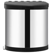 Pattumiera da Incasso per Cucina in Acciaio Inossidabile 8 L CFW1172267