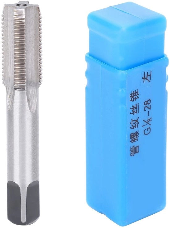 Accessorio leggero per tubi - 1/8 Pollici - 28 Denti - Tolleranza filo H2 - Adatto per Acciaio inossidabile/Ferro - Accessorio per tubi con valvola di regolazione