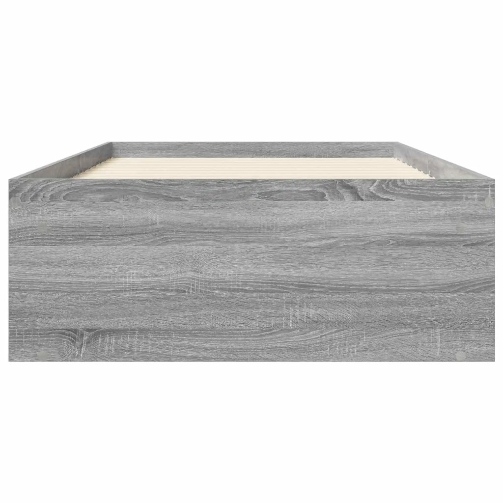 Telaio del letto con storage Sonoma grigio 80 x 200 cm 3429521
