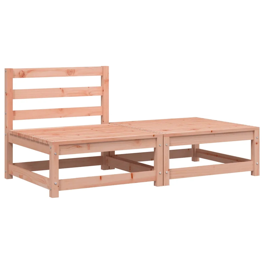 Divano Giardino Senza Braccioli con Poggiapiedi Legno Douglascod mxl 134305