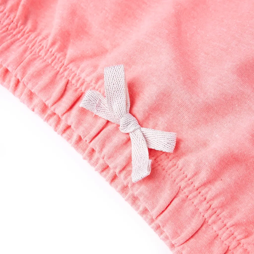 Felpa con Cappuccio da Bambina Rosa Brillante 104